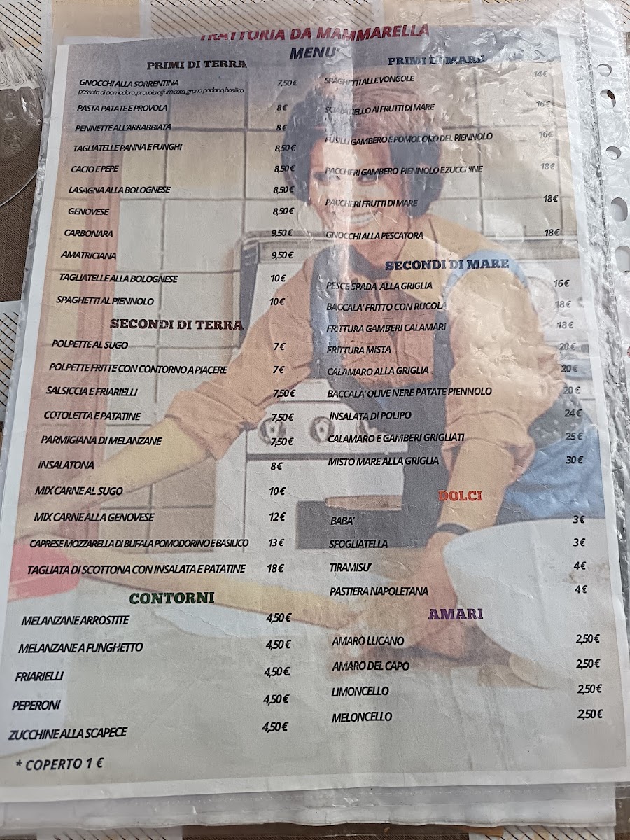 Trattoria da Mammarella Menu - Image 4