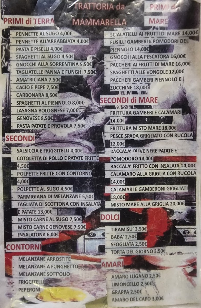 Trattoria da Mammarella Menu - Image 5